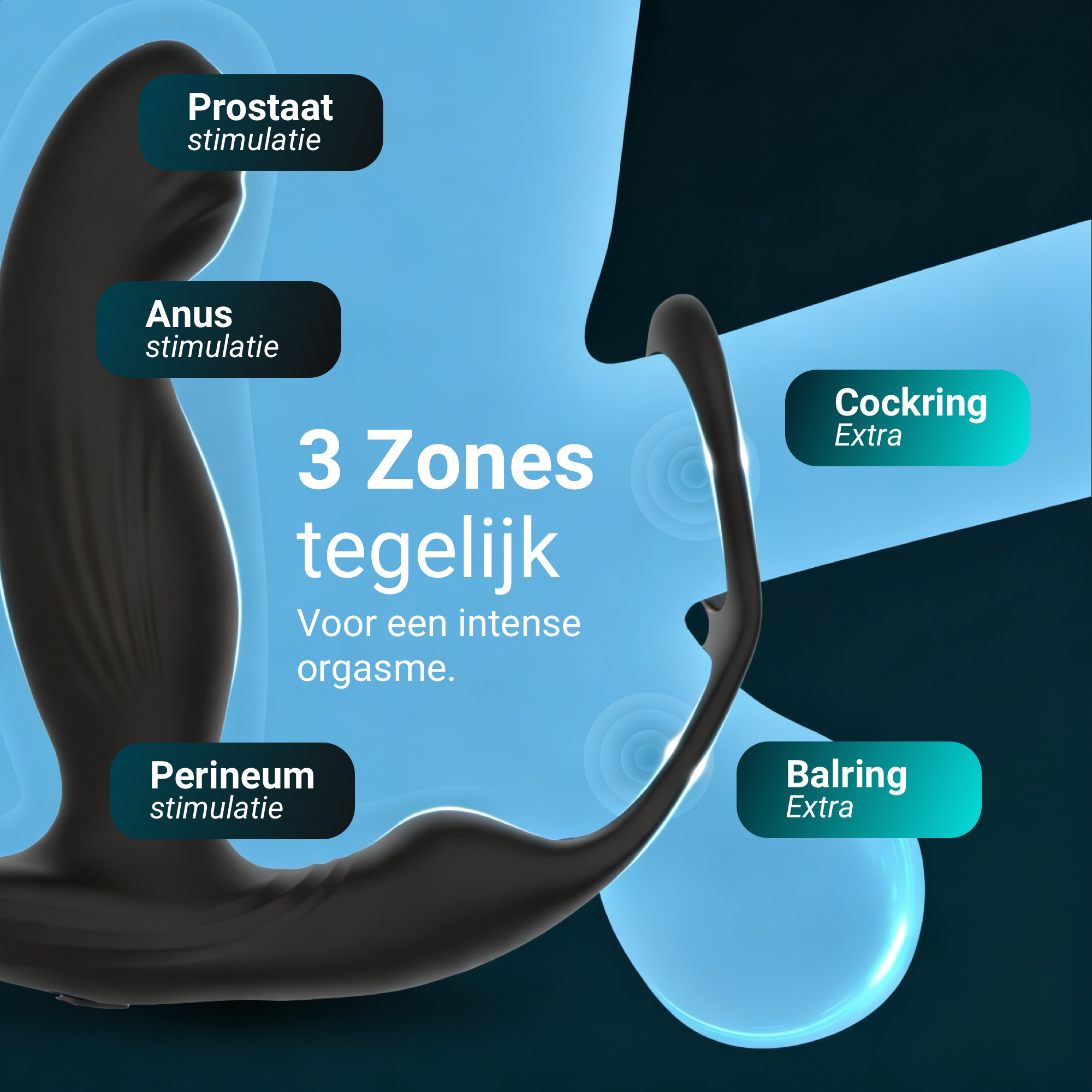 Heatstim - Prostaat Vibrator met Warmtefunctie