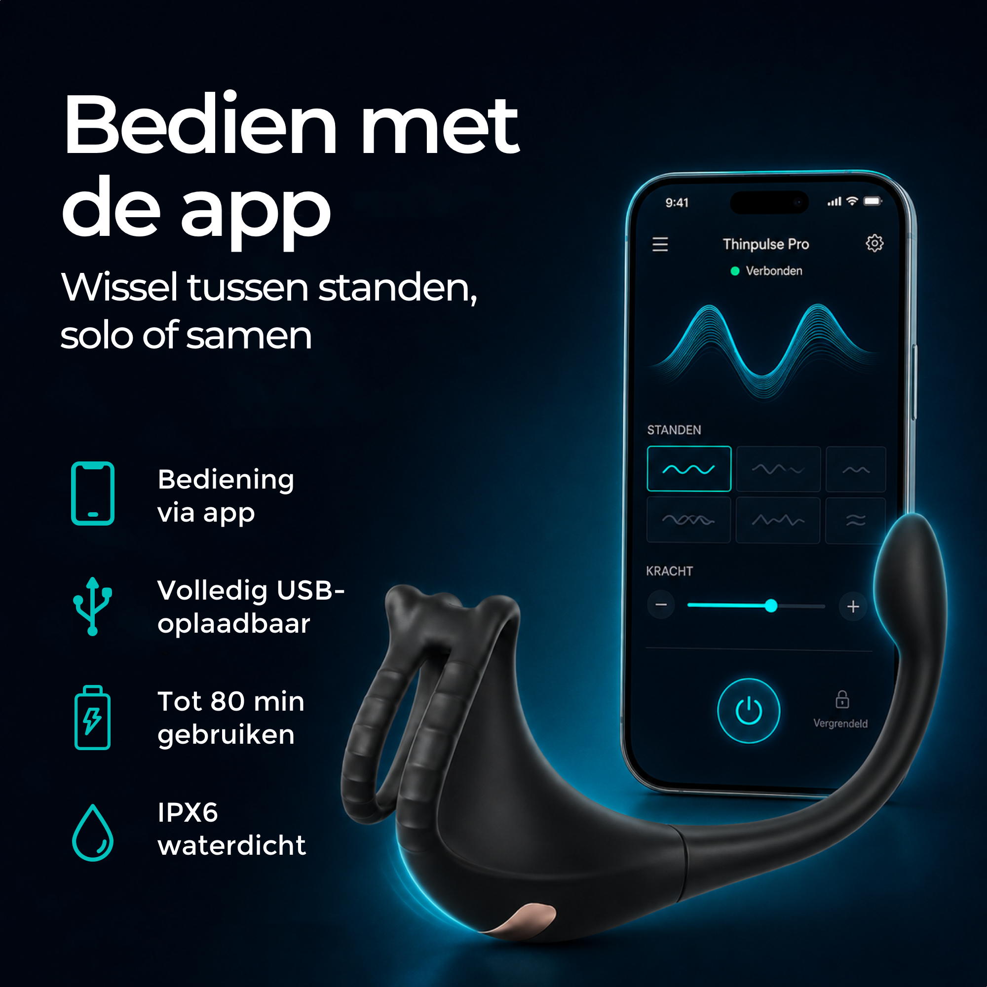 Thinpulse Pro - Prostaat Vibrator met Extra Dunne Tip