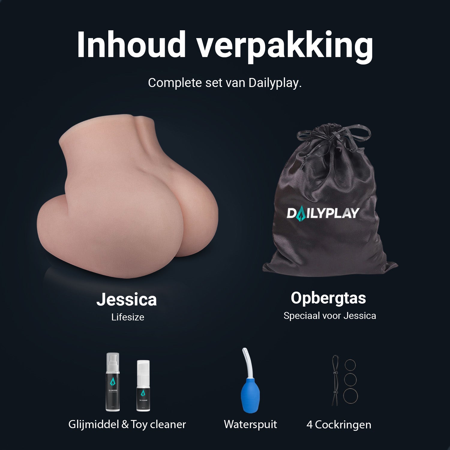 Sekspop - Billen - 10kg - 31cm - Jessica