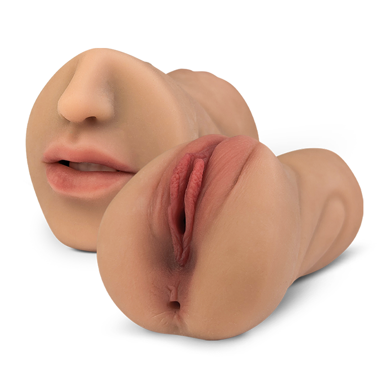 Emily gezicht voor kunstvagina achter, pocket pussy 3 in 1
