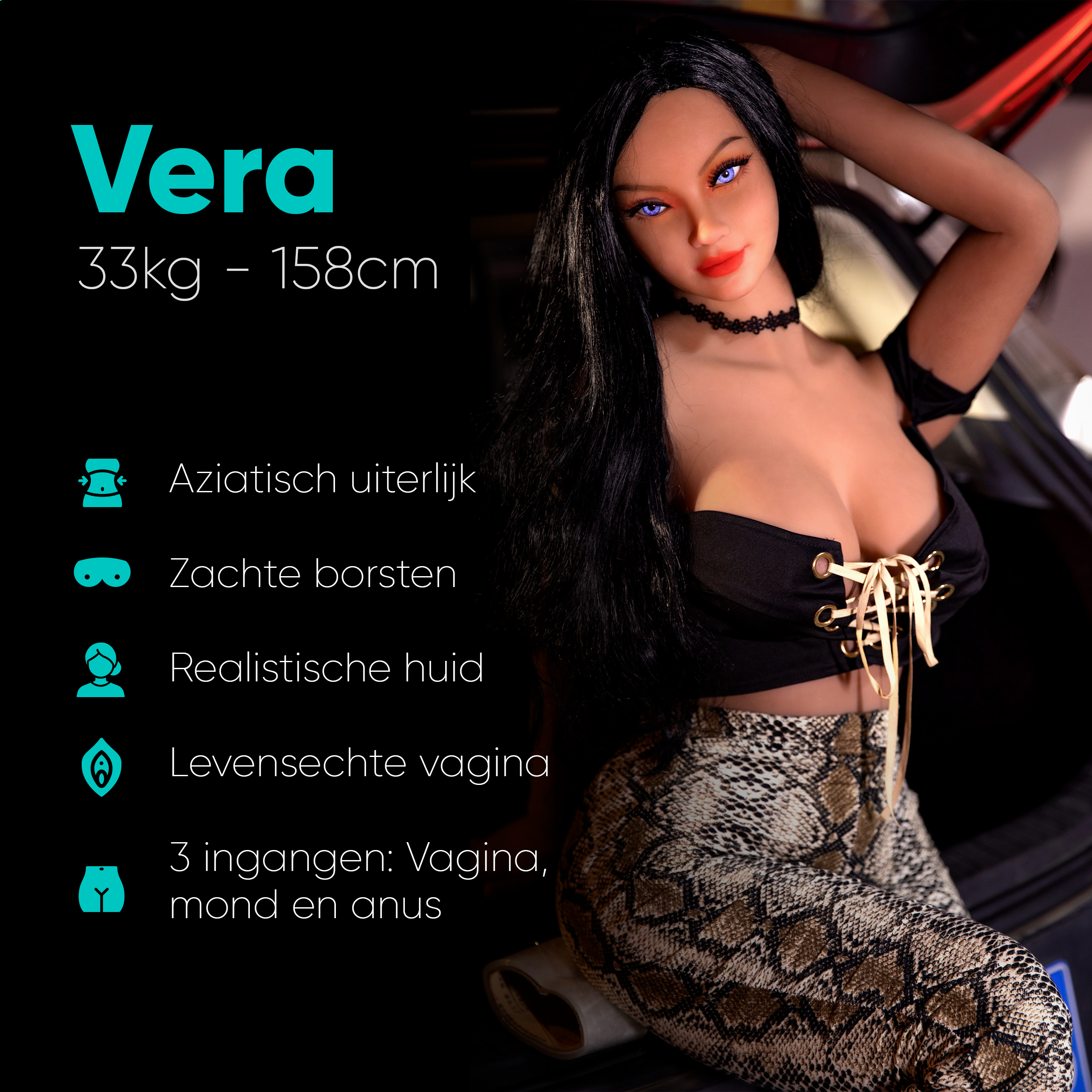 Vera beschrijving, sexpop voor mannen levensecht