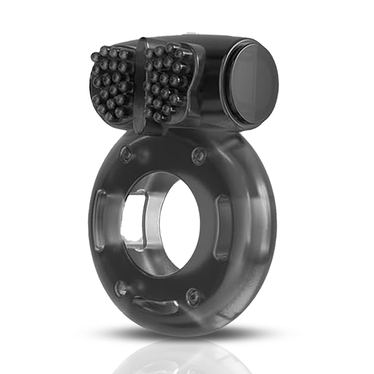 Vibrating Cock Ring with Clitoris Stimulator