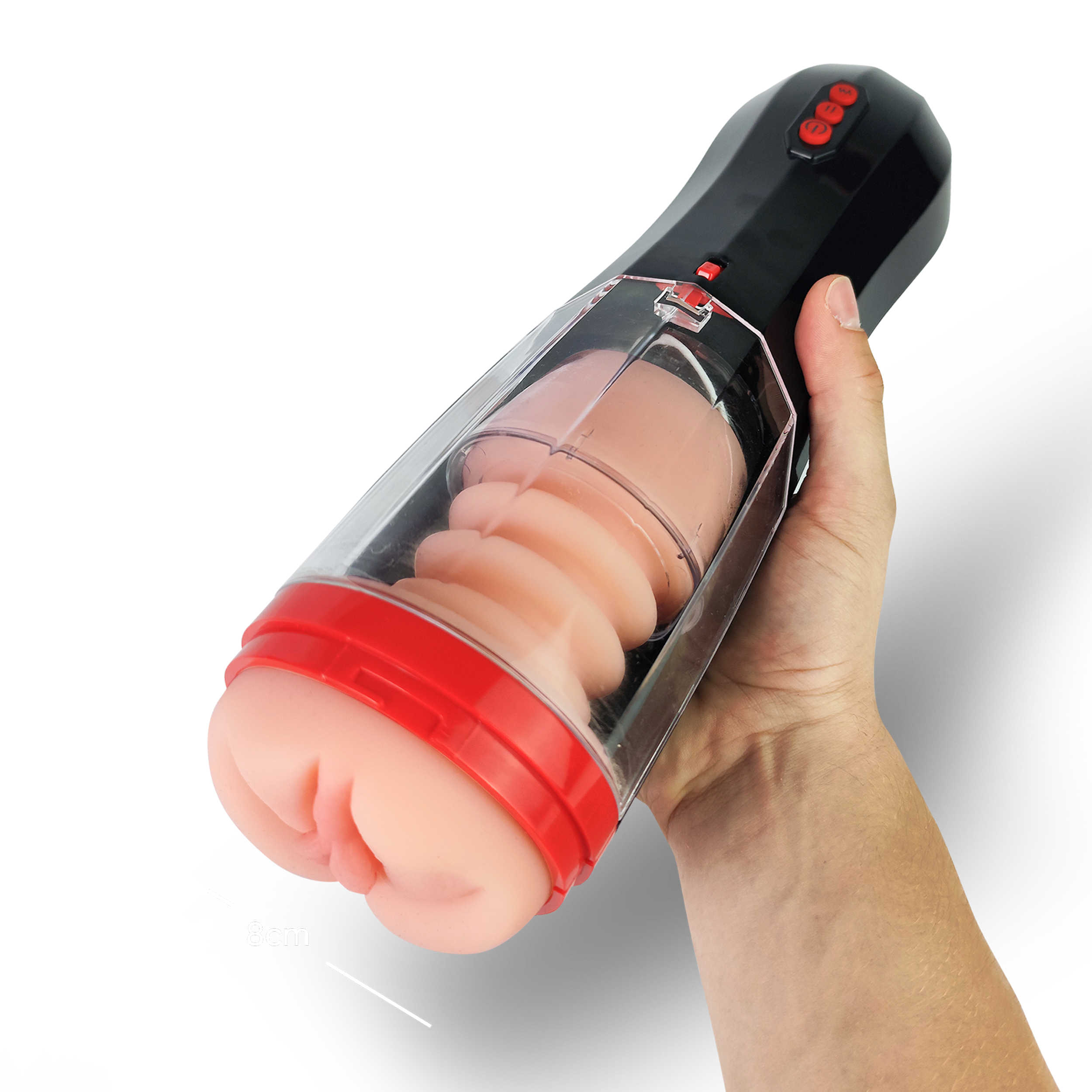 Mila - Automatisch vasthouden product, pocket pussy elektrisch